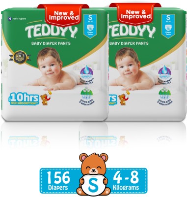 TEDDYY Easy with Rapid-Soaker Technology - S(156 Pieces)