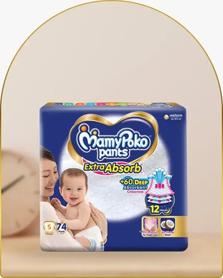 MamyPoko NEW IMPROVE EXTRA ABSORB - S(74 Pieces)