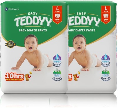 TEDDY EASY pant diaper - Large (62 pieces) - ( Pack of 2 ) - L(124 Pieces)