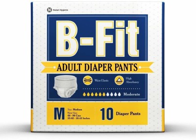 B-FIT Diaper Pull Up Pants Adult Diapers - M(10 Pieces)