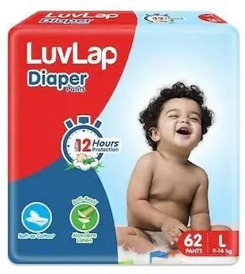 LuvLap Baby Diaper Pants Size - L(62 Pieces)