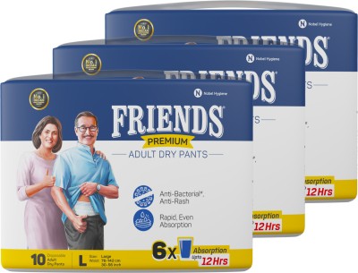 FRIENDS Premium Pull Up Pant Adult Diapers - L - XL(30 Pieces)