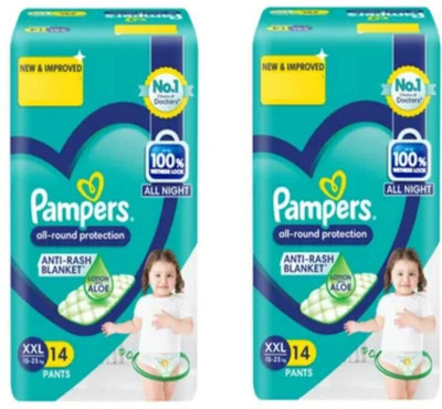 Pampers All round protection XXL 14+14 ( Pack of 2 ) - XXL