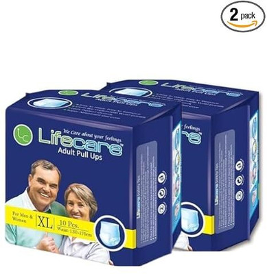 ank lifecare PREMIUM Adult PULL UPS PACK OF 2 Adult Diapers - XL(10 Pieces)