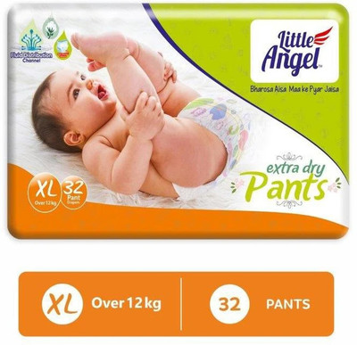 Little Angel Baby Diaper Pants - XL(32 Pieces)