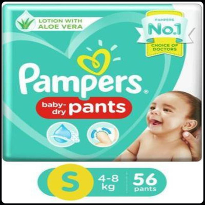 Pampers Baby Diapers-S Size(Pack of 1)-25N676 - S(56 Pieces)