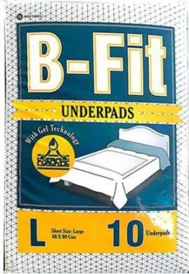 B-FIT WITH GEL TECHNOLOGY L (PACK OF 1) Adult Diapers - L(10 Pieces)