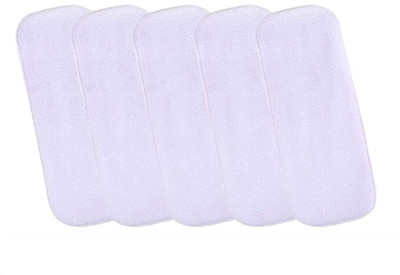 RAREGEAR Insert 5 Layer Washable And Reusable Cloth Diaper Liner Pad for Baby (Pack of 5) - S - M(5 Pieces)