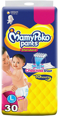 MamyPoko Standard Pants Diaper Large (30) - L(30 Pieces)