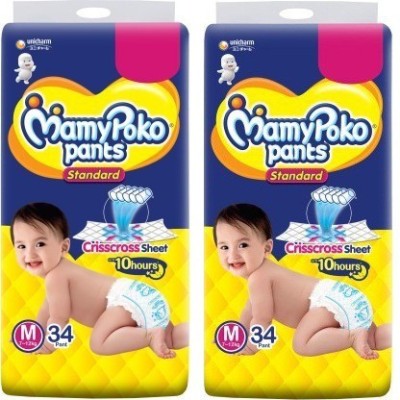 MamyPoko Pants Standard Diapers Adult Diapers - M(68 Pieces)