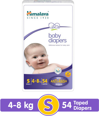 HIMALAYA Baby Diapers Small - S(54 Pieces)