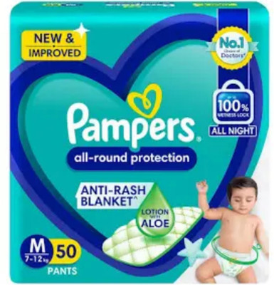 Pampers Baby dry diaper pants Medium M 50 pack of 1 - M