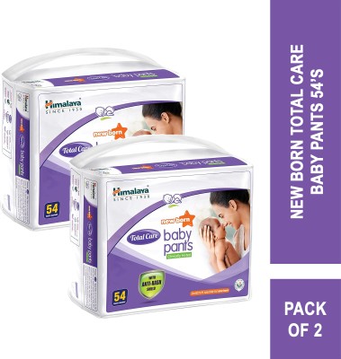 HIMALAYA NEW BORN TOTAL CARE BABY PANTS 54S(PO2) - New Born(108 Pieces)