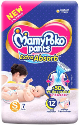 MamyPoko Pants Extra Absorb Dipers Small size ( 7 pieces ) - S(7 Pieces)