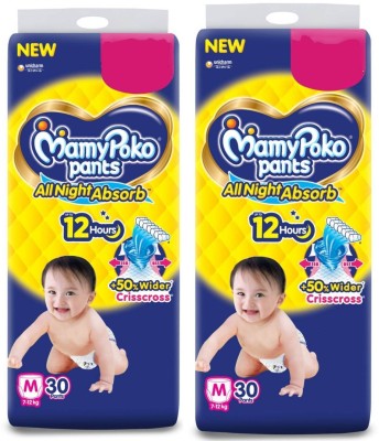 MamyPoko Standard Diapers Combo - M(60 Pieces)