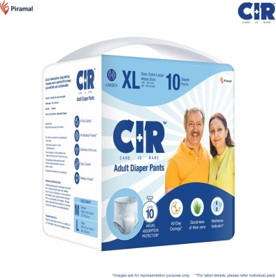CIR All Night Protection with Aloe Vera Adult Diapers - XL(10 Pieces)