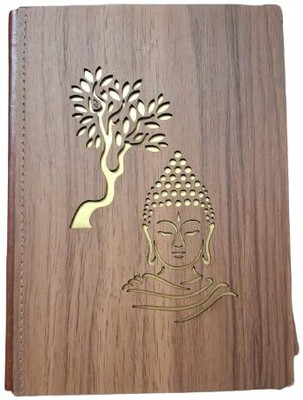 uniworldwide NA A5 Diary Ruled 100 Pages(WOOD)