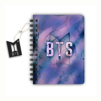 MAKENSTYLECOLLECTION BTS Boys Printed Diary for Home and office use(6*8 Inch) A5 Diary UNRULED 160 Pages(Multicolor)