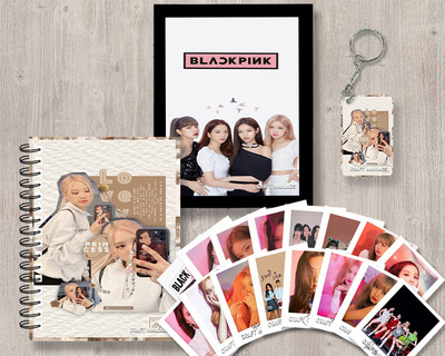 craft maniacs BLACKPINK GIFTING COMBO A5 Notebook RULED 120 Pages(LACK, Pack of 4)