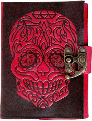 Anshika International handmade A5 Notebook unruling 100 Pages(Black)