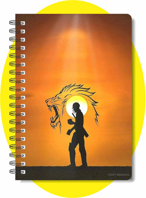 craft maniacs 2024 NOTEBOOK COLLECTION A5 Notebook RULED 160 Pages(White)