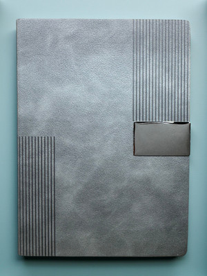 Scribelle Notebook A5 Notebook Single Ruled 208 Pages(Grey)