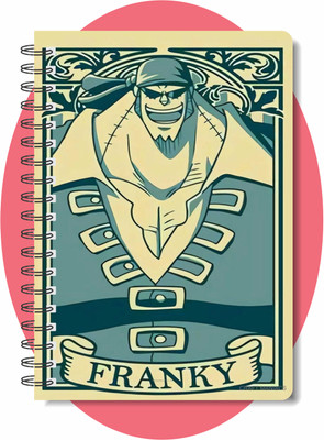 craft maniacs 2024 ONE PIECE NOTEBOOK A5 Diary RULED 160 Pages(Multicolor)