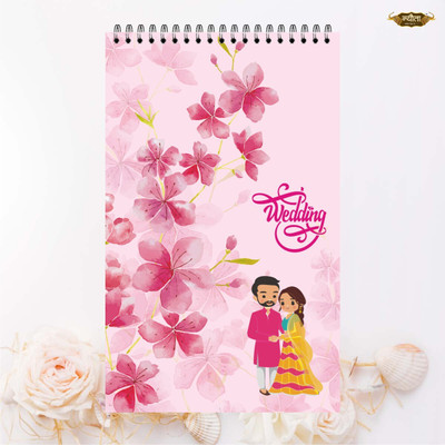 Nyouta Wedding Notepad Regular Note Pad Single Ruled. 100 Pages(Wedding Love)