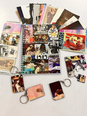 craft maniacs TAYLOR SWIFT GIFTING COMBO A5 Diary RULED 120 Pages(Multicolor)