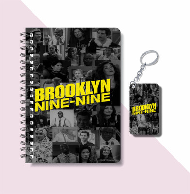 craft maniacs BROOKLYN NINE NINE COLLECTION A5 Diary RULED 160 Pages(Multicolor)