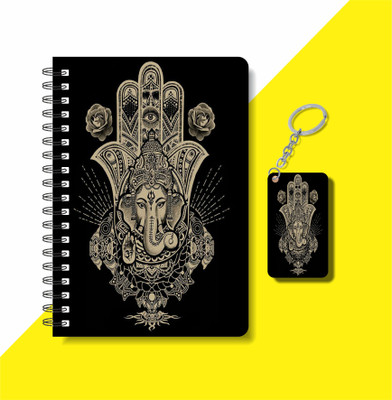 craft maniacs 2023 GOD DIARY + KEYCHAIN A5 Notebook RULED 160 Pages(Multicolor)