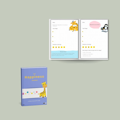 ekdali My Happiness Journal A5 Journal Ruled 120 Pages(Multicolor)