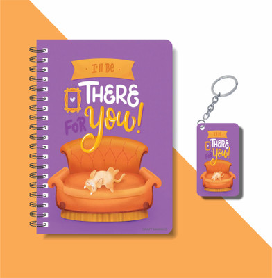 craft maniacs FRIENDS 2024 BEST COLLECTION A5 Notebook RULED 160 Pages(Purple)