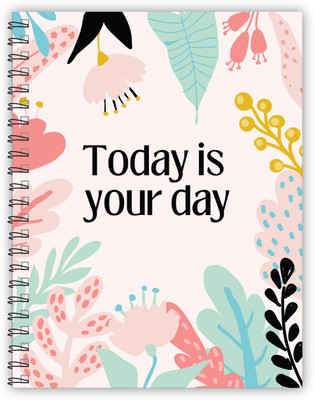 TimeWise 12 Month Undated Regular Planner 135 Pages A5 Planner Unruled 135 Pages(Yellow Multicolor)