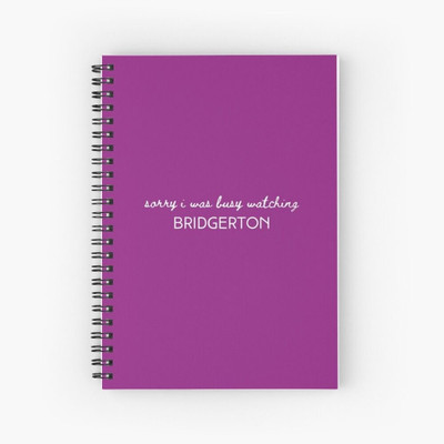 craft maniacs 2024 BRIDGERTON DIARY A5 Notebook RULED 160 Pages(Multicolor)