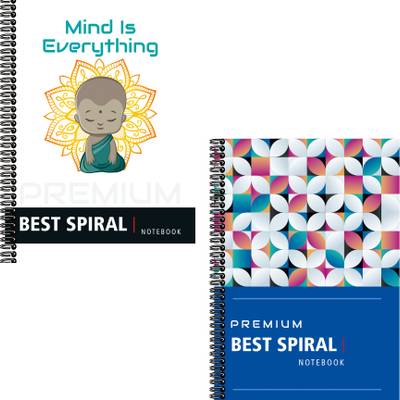 Best Spiral Notebooks | 400 Pages UnRuled Notebook | A4 Size Paper | A4 Notebook UnRuled 400 Pages