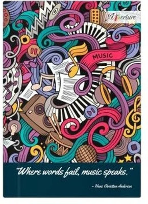 Aperture Inspirational Quotes A5 Diary Ruled 160 Pages(Multicolor)