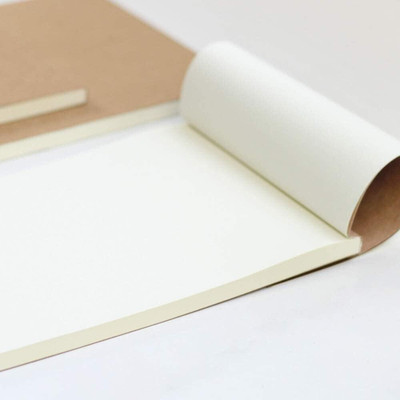 AccuPrints NotePad, Blank|Travel Writing Notebook,Journal,Notepad,Sketchbook A5 Note Pad Unrulled 100 Pages(Craft, Pack of 2)