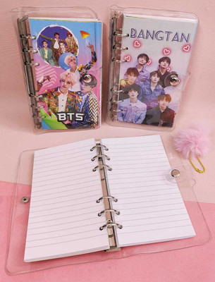 AMANVANI Cartoon Daily Planner Diary, Diary for Kids Boys Girls, BTS Diary for girls Regular Diary ruled 60 Pages(Multicolor)