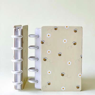 dovetail Discbook Vertical Mean to bee A7 Notebook Ruled 70 Pages(Multicolor)