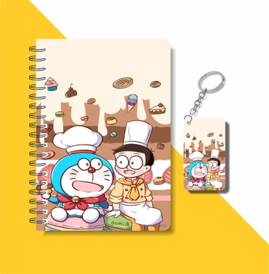 craft maniacs DOREMON 2023 NOTEBOOK COLLECTION A5 Notebook RULED 160 Pages(White)