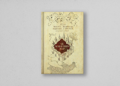 The Umbrella Store Harry Potter A5 Journal Unrulled 100 Pages(Beige)