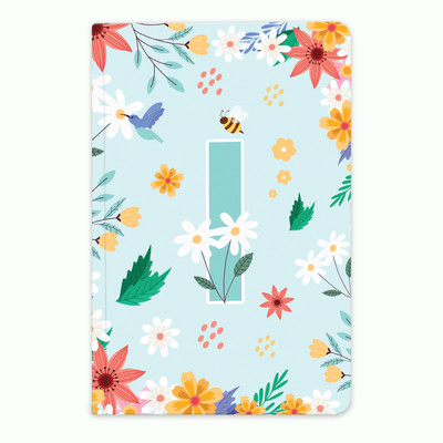 Diarymart Initial Letter Premium Soft Bound Notebook Diary for Girls I Journal Notebook I B6 Diary Ruled 160 Pages(Initial I)