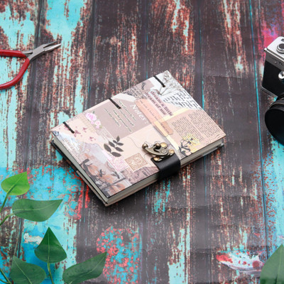Tash Beautifully designed diary Printed Diary Notebook A5 Diary 100 200 Pages(Multicolor)