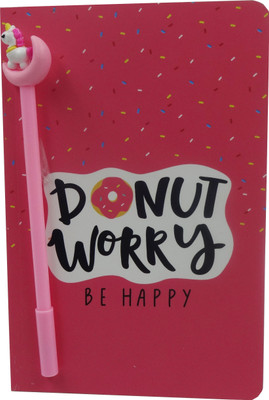 Vara Decor Handcrafted Diary A5 Diary ruler 50 Pages(Multicolor)