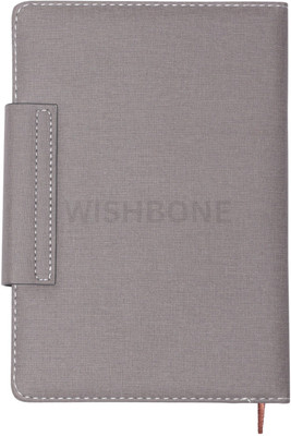 Wishbone 2025 A5 Note Book ruled 365 Pages(GRAY)
