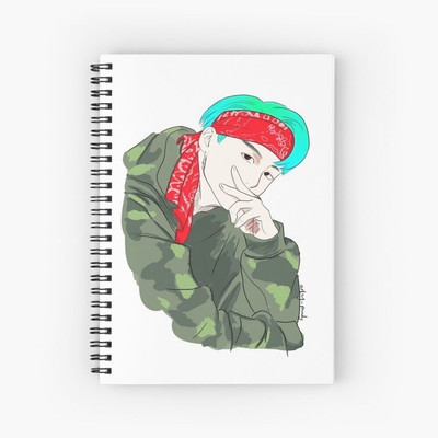 craft maniacs SUGA DIARY A5 Notebook RULED 120 Pages(Multicolor)