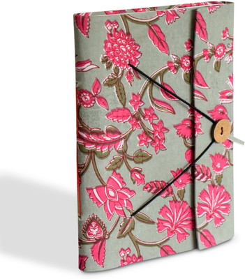 KUBER INDUSTRIES Handicraft Notebook A5 Diary Plain Page 100 Pages(Green)