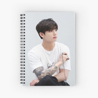 craft maniacs BTS JUNGKOOK DIARY A5 Notebook RULED 160 Pages(Multicolor)