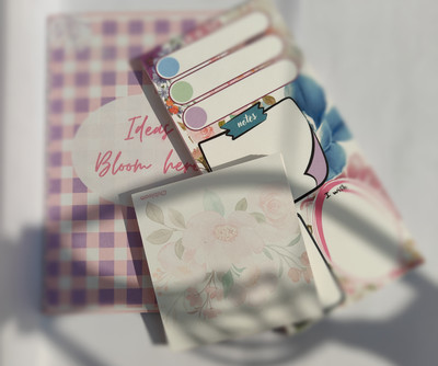 Chibloom Planners & To-Do Lists Regular Planner/Organizer Unruled 120 Pages(Multicolor, Pack of 3)